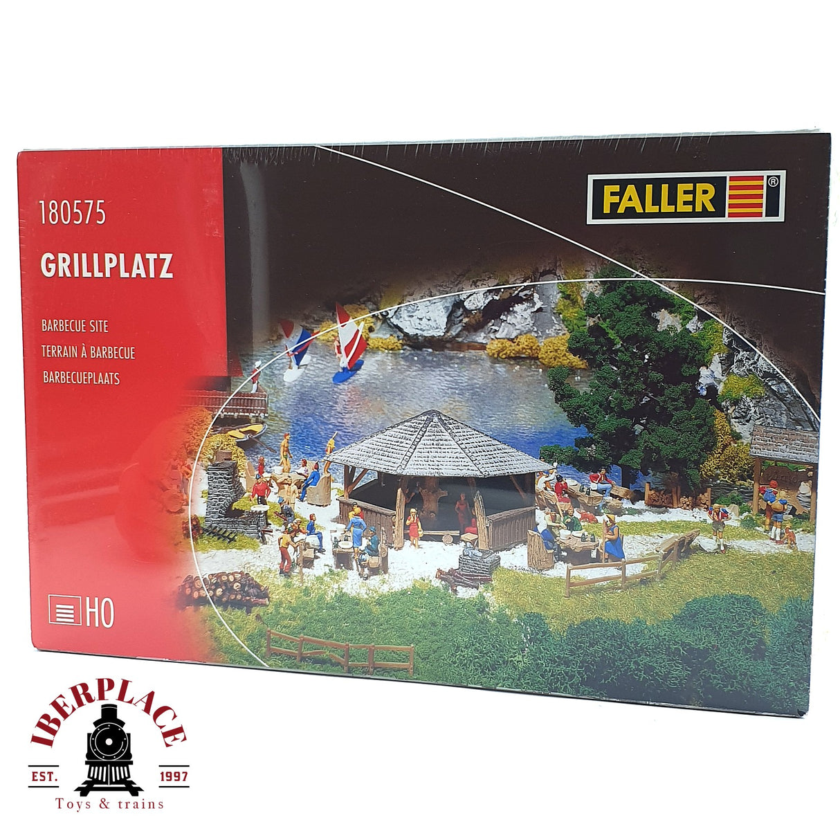 💡 Faller 180575 Zona de barbacoa Kit de montaje H0 escala 1:87 E18