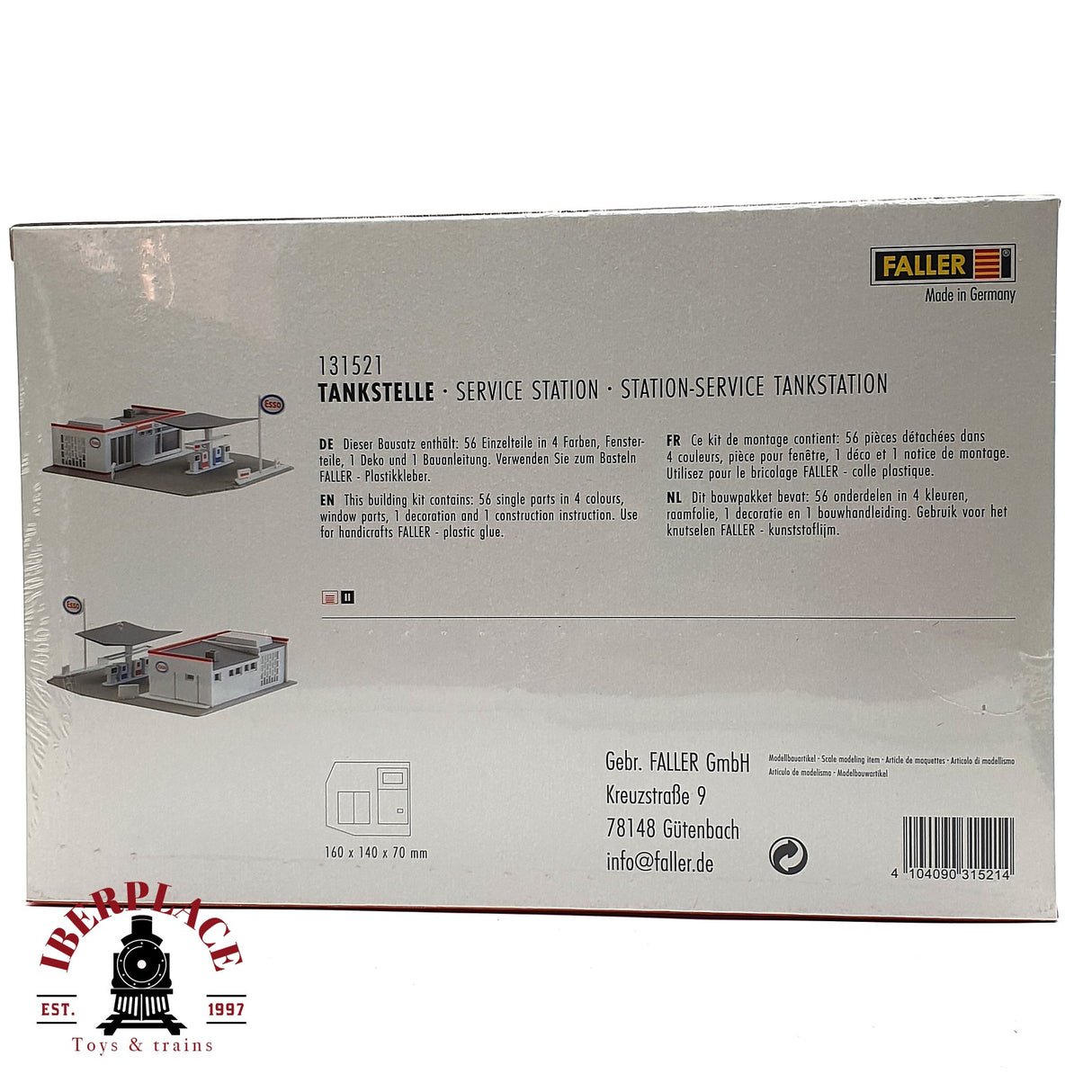 💡 Faller 131521 Gasolinera Kit de montaje H0 escala 1:87 E18