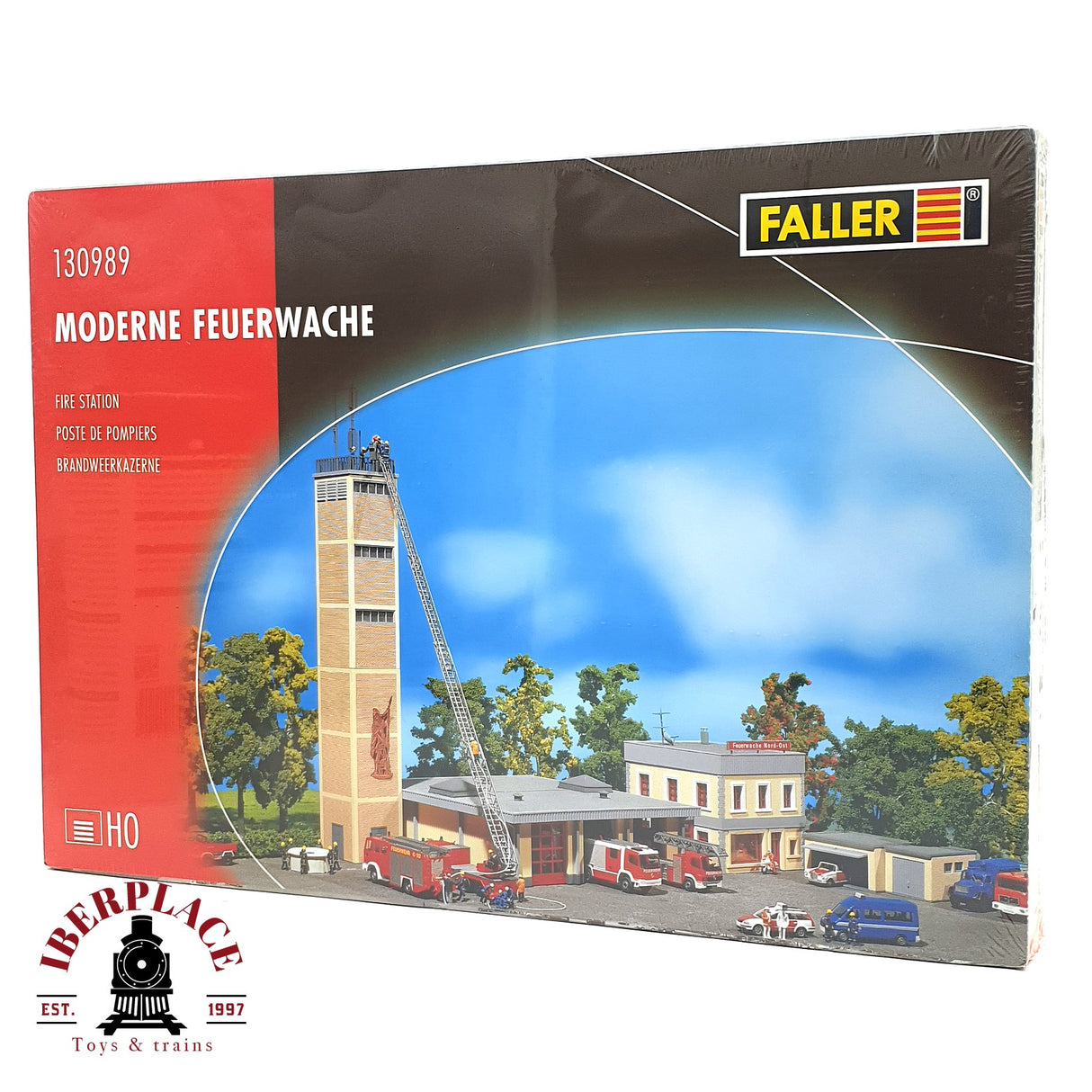 💡 Faller 130989 Cuartel de bomberos moderno Kit de montaje H0 escala 1:87 E18