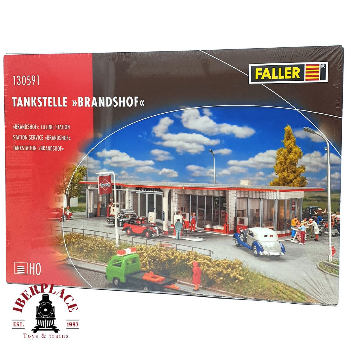 💡 Faller 130591 Gasolinera Brandshof Kit de montaje H0 escala 1:87 E18