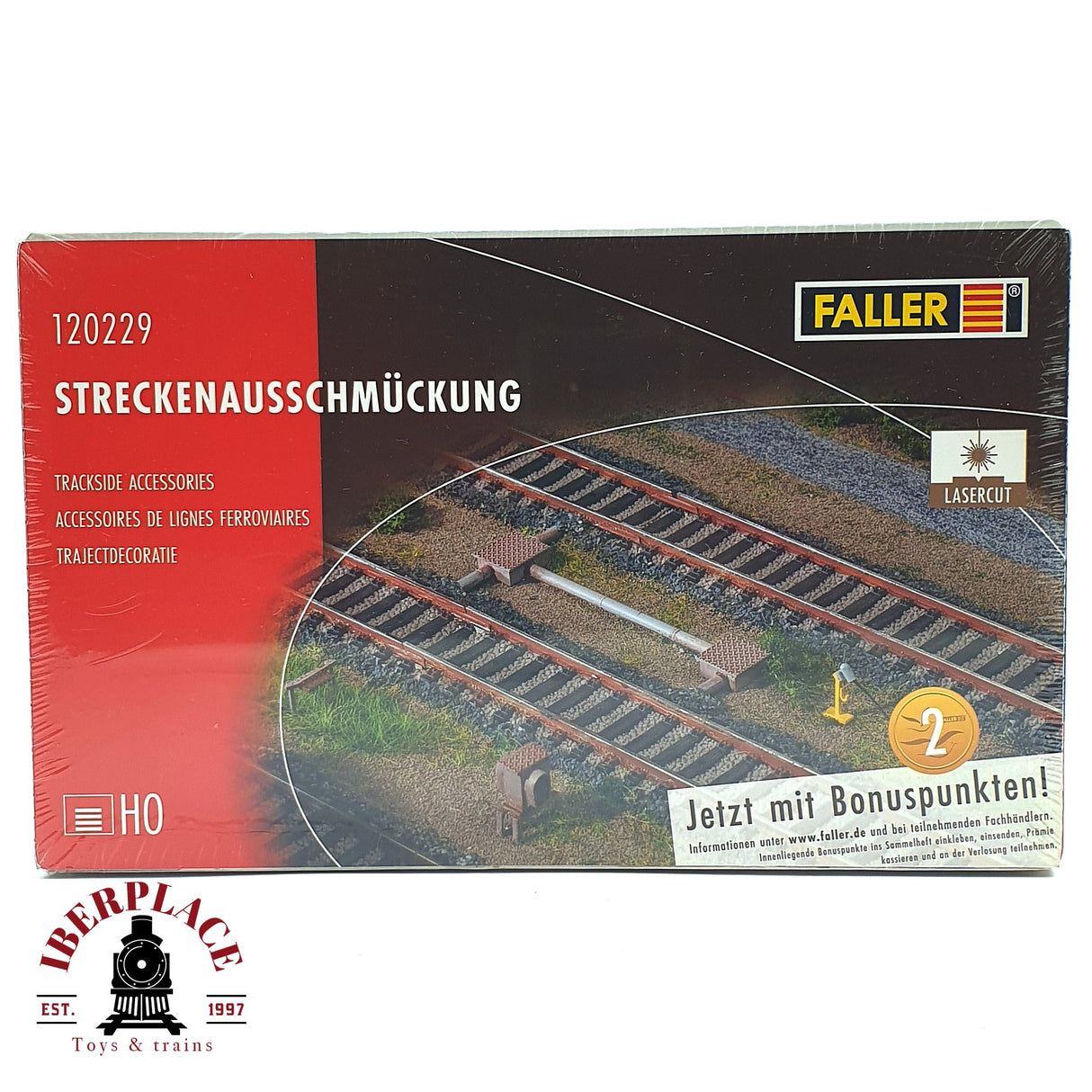 💡 Faller 120229 accesorios para las vias Kit de montaje H0 escala 1:87 E18