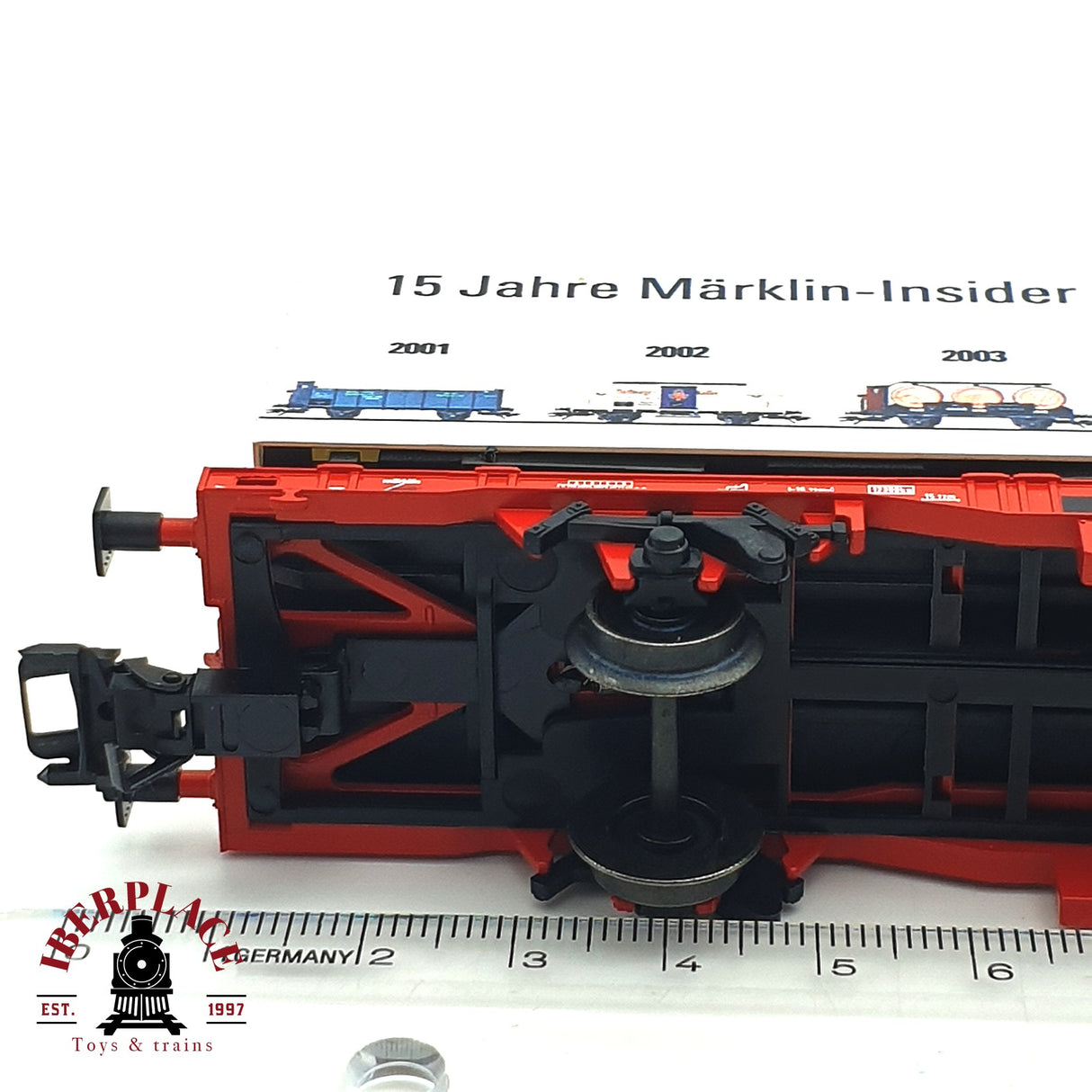 ♻️ Märklin 94339 vagón contenedores 10 años Mitgliedschaft H0 escala 1:87 E17