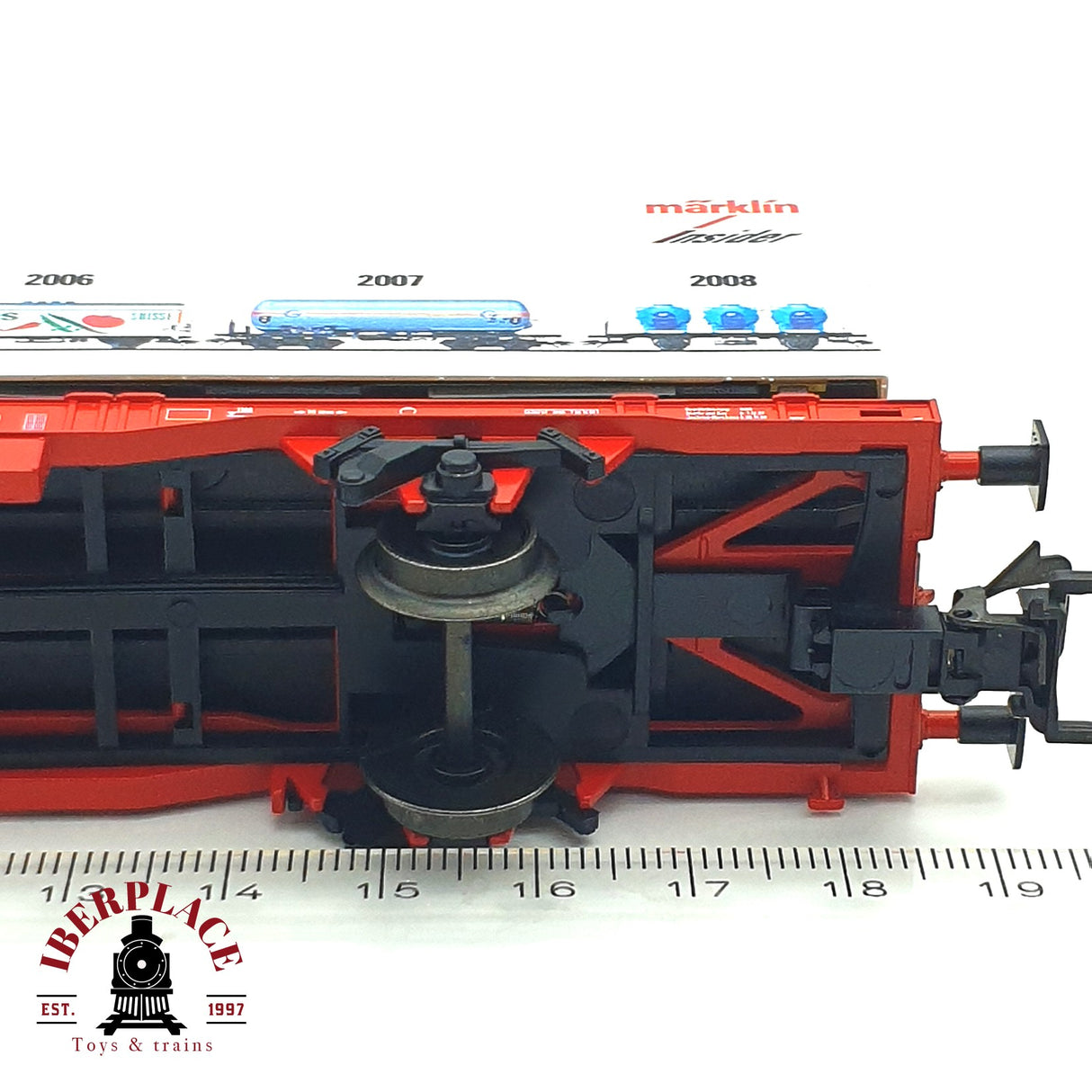 ♻️ Märklin 94339 vagón contenedores 10 años Mitgliedschaft H0 escala 1:87 E17