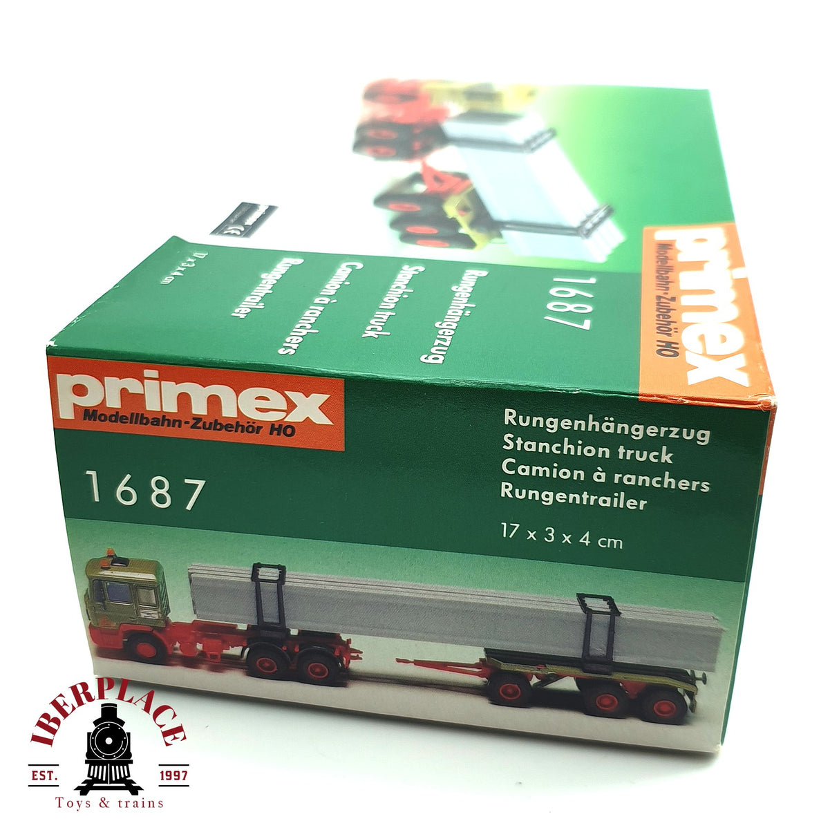 ♻️ Pimex Märklin 1687 Camion con montantes Kit de montaje H0 escala 1:87 E17