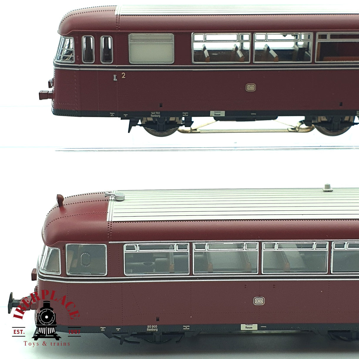 ♻️ Brekina 2x Ferrobus con motor y remolque DB H0 escala 1:87 E17