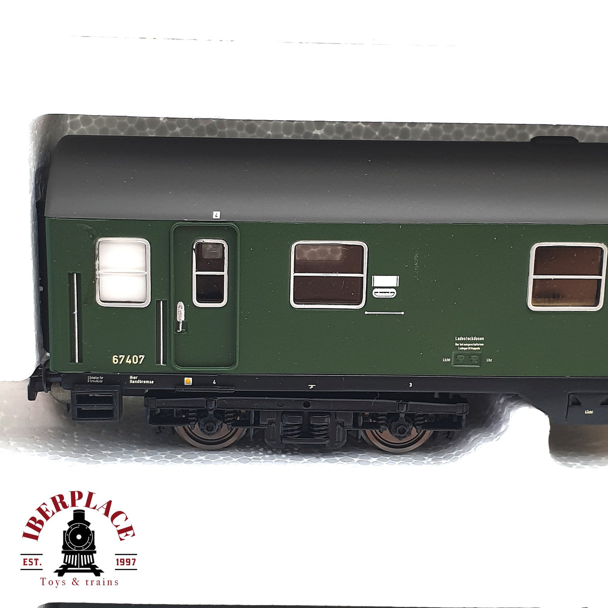 ♻️ DC 3x Sachsenmodelle vagones correos postales DBP Ep 4 y 5 H0 escala 1:87 E17