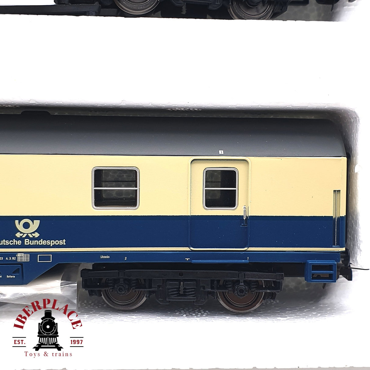 ♻️ DC 3x Sachsenmodelle vagones correos postales DBP Ep 4 y 5 H0 escala 1:87 E17