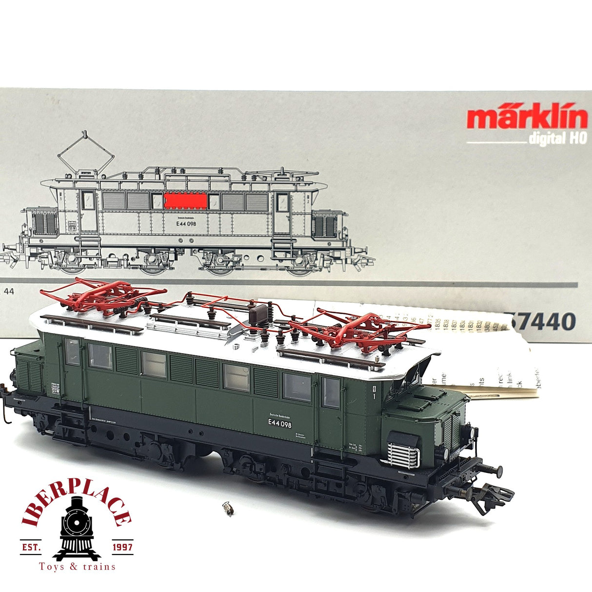 ♻️ Märklin 37440 Digital Locomotora E44 098 DB H0 escala 1:87 E17