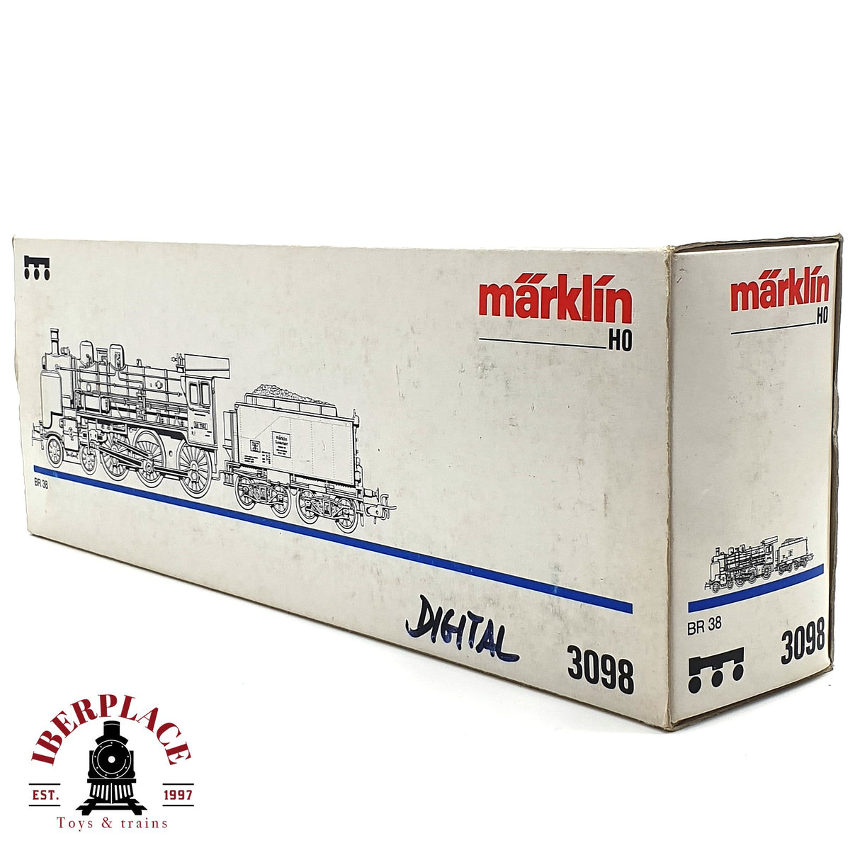 ♻️ Märklin 3098 Digital Locomotora BR 38 1182 DR H0 escala 1:87 E17
