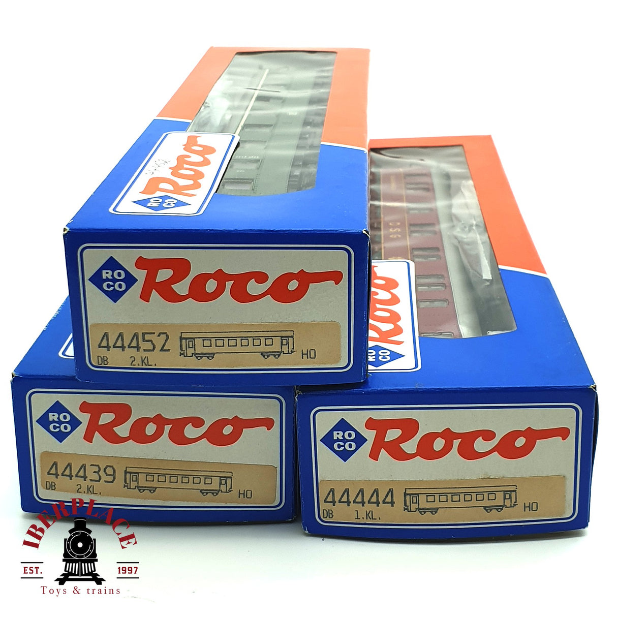 ♻️ DC 3x Roco vagones pasajeros Clase 2 DSG coche cama DB H0 escala 1:87 E17