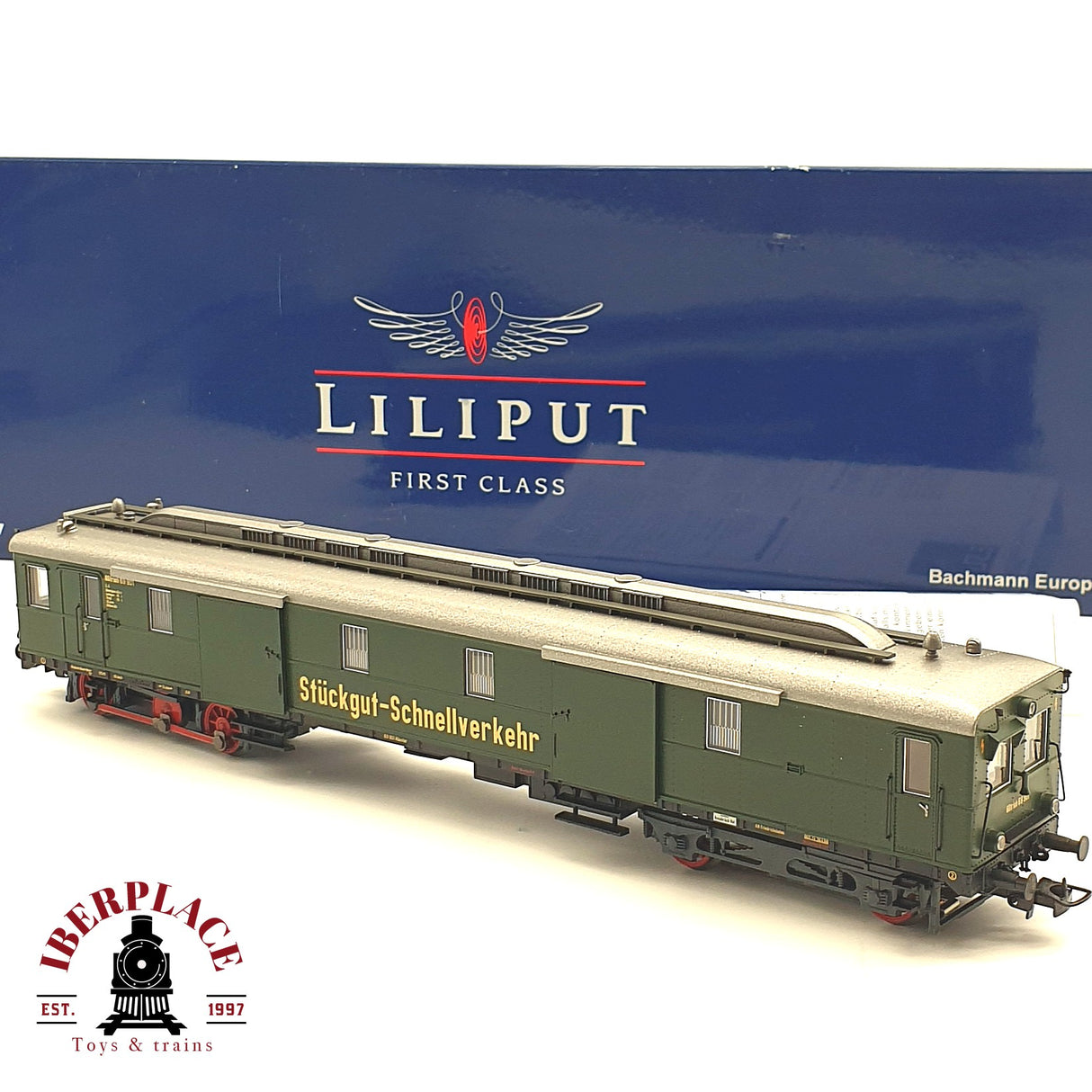 ♻️ AC Liliput L133037 vagón equipajes Diesel VT 69 901 DB Ep III H0 escala 1:87 E17