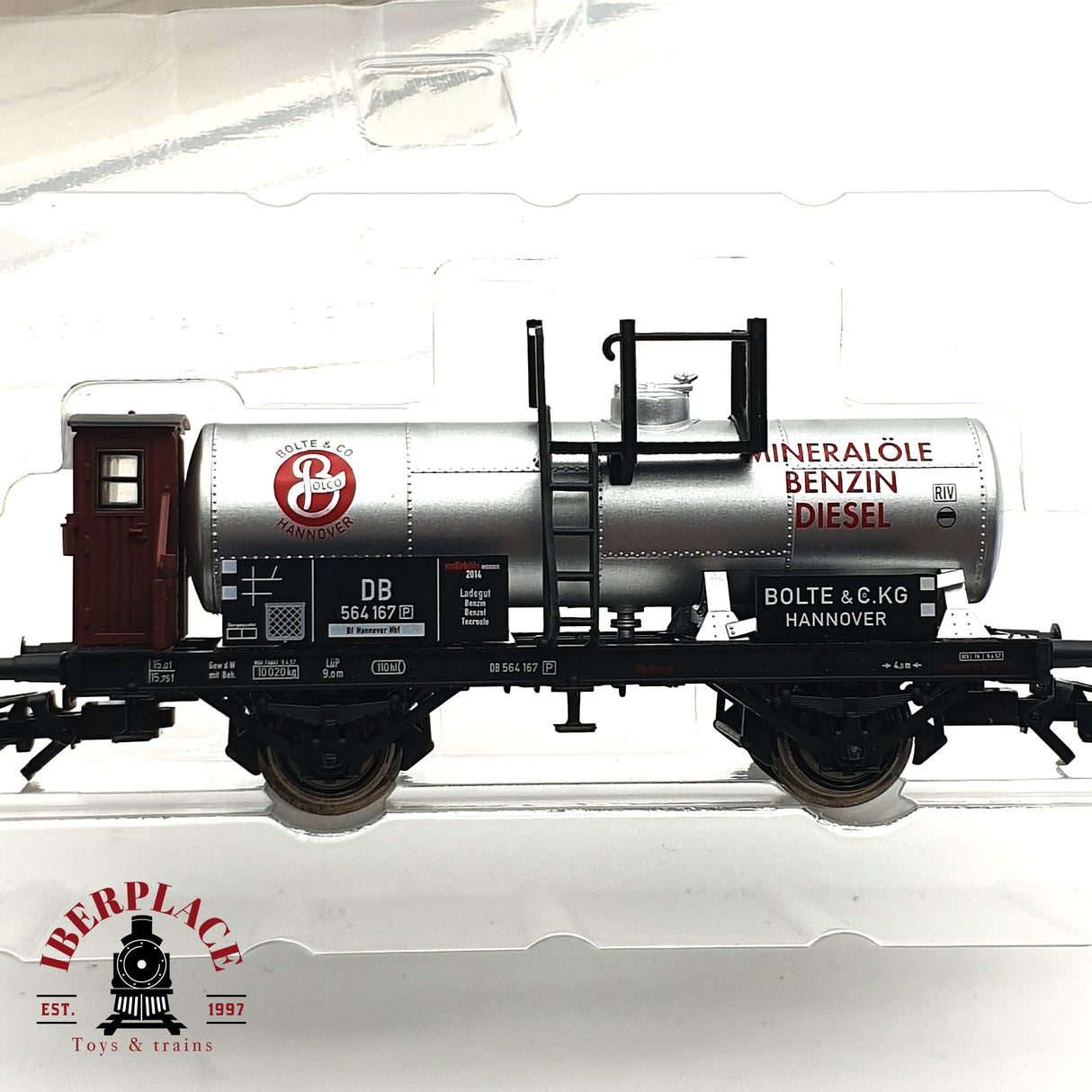 ♻️ Märklin 7x Vagones mercancias colección Jahreswagen sin usar H0 escala 1:87 E17