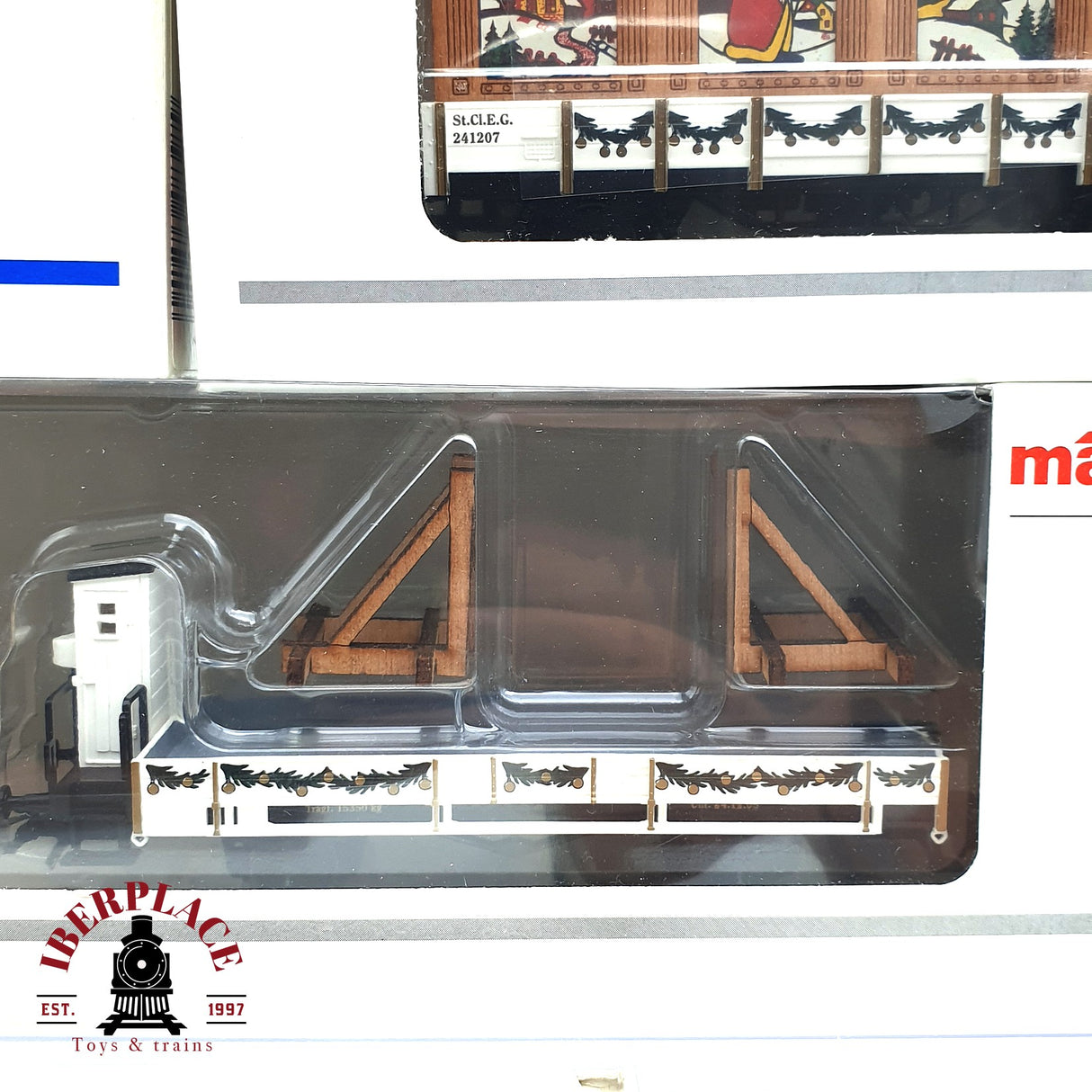 ♻️ Märklin 14x Vagones mercancias colección naavidad sin usar H0 escala 1:87 E17