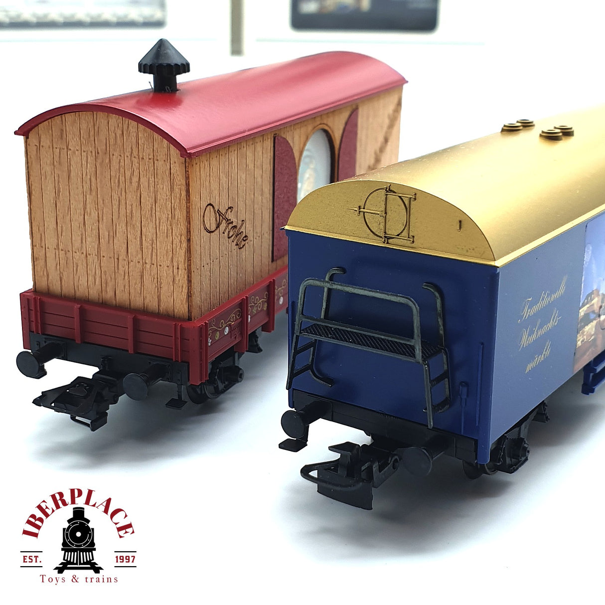 ♻️ Märklin 14x Vagones mercancias colección naavidad sin usar H0 escala 1:87 E17