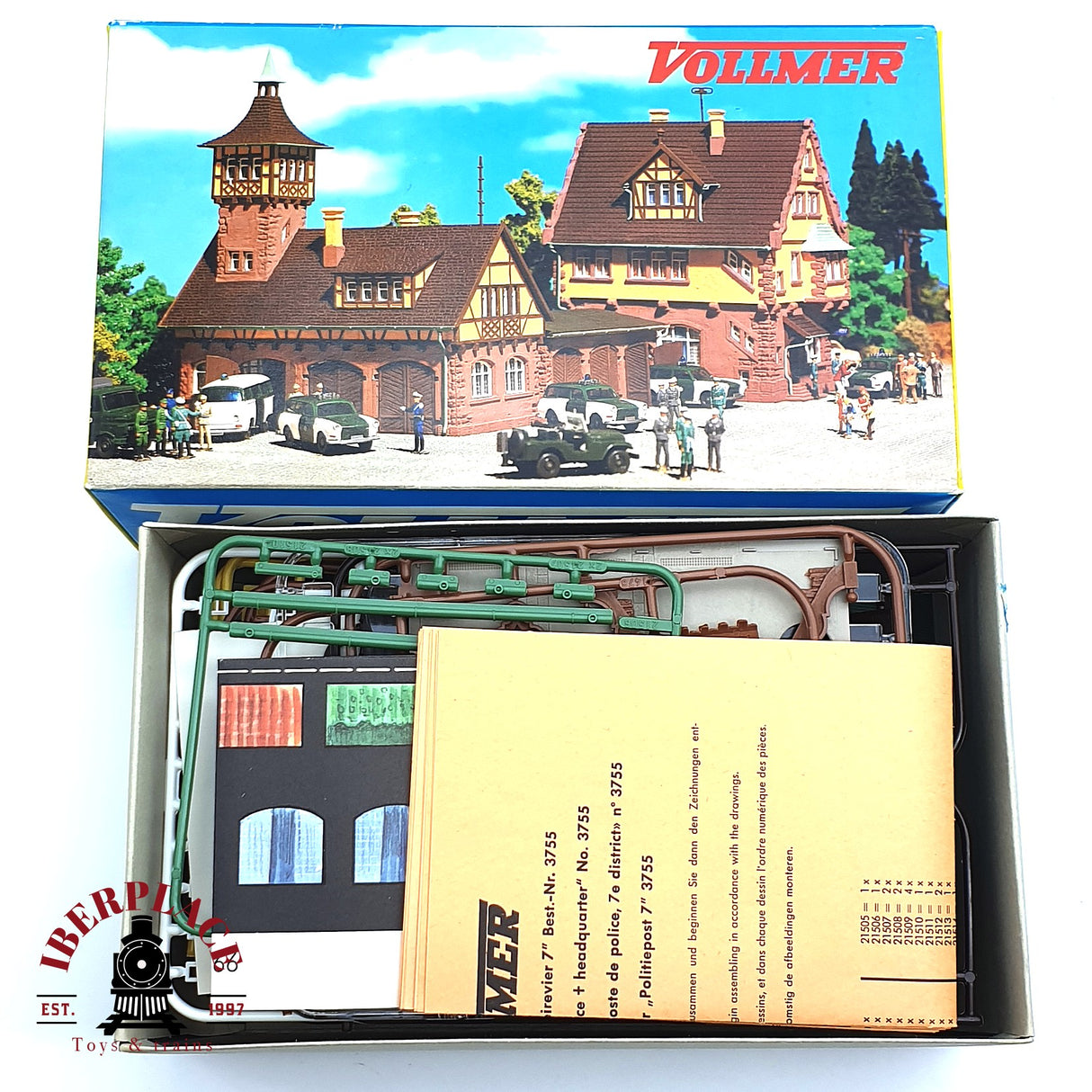 💡 Vollmer 3755 estación cuartel de policía Kit de montaje H0 escala 1:87 E17