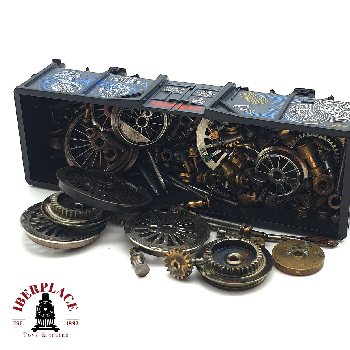 ♻️ Märklin 94398 vagón de bordes altos con repuestos de carga H0 escala 1:87 E17