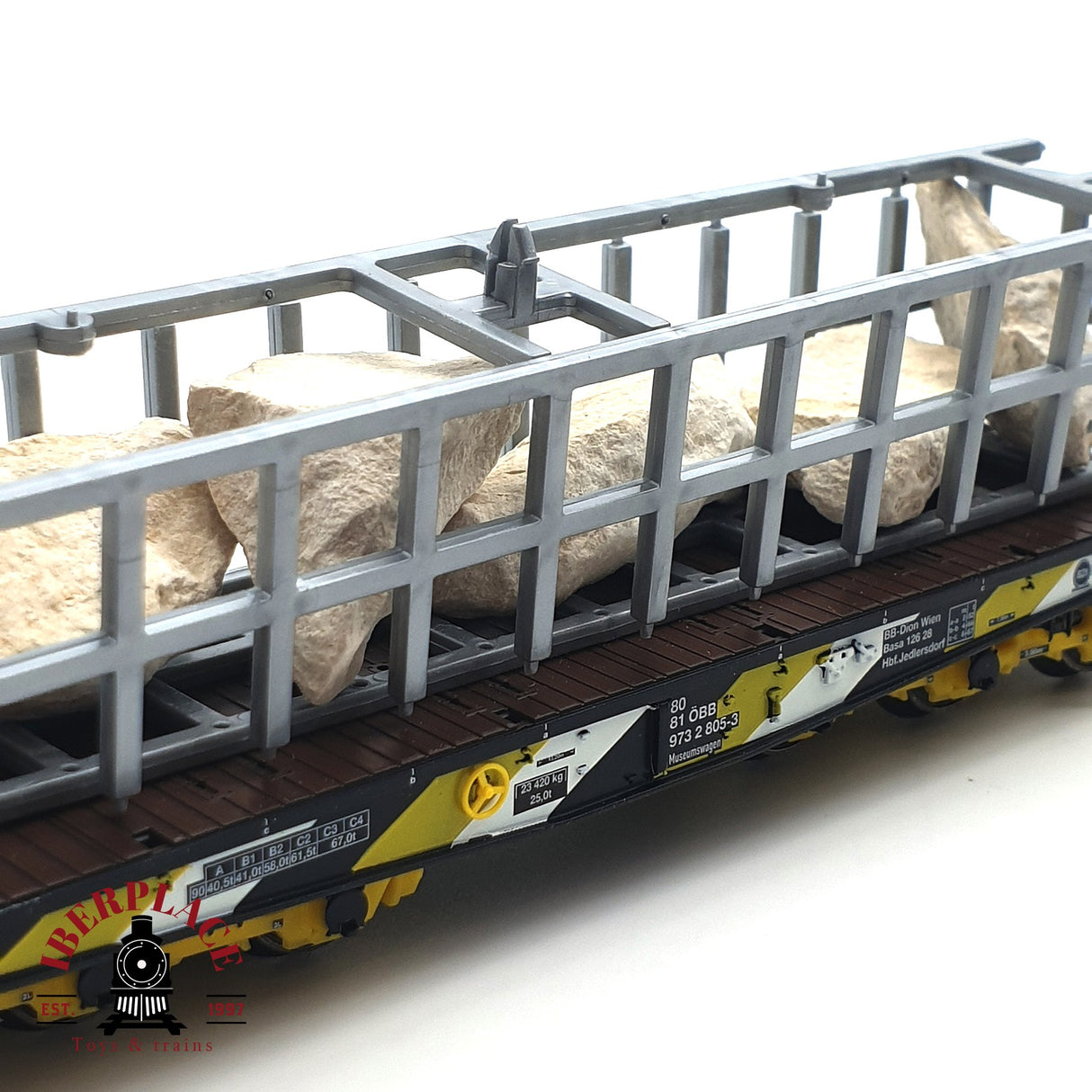 ♻️ Märklin 4868 vagón plataforma ÖBB con piedras H0 escala 1:87 E17