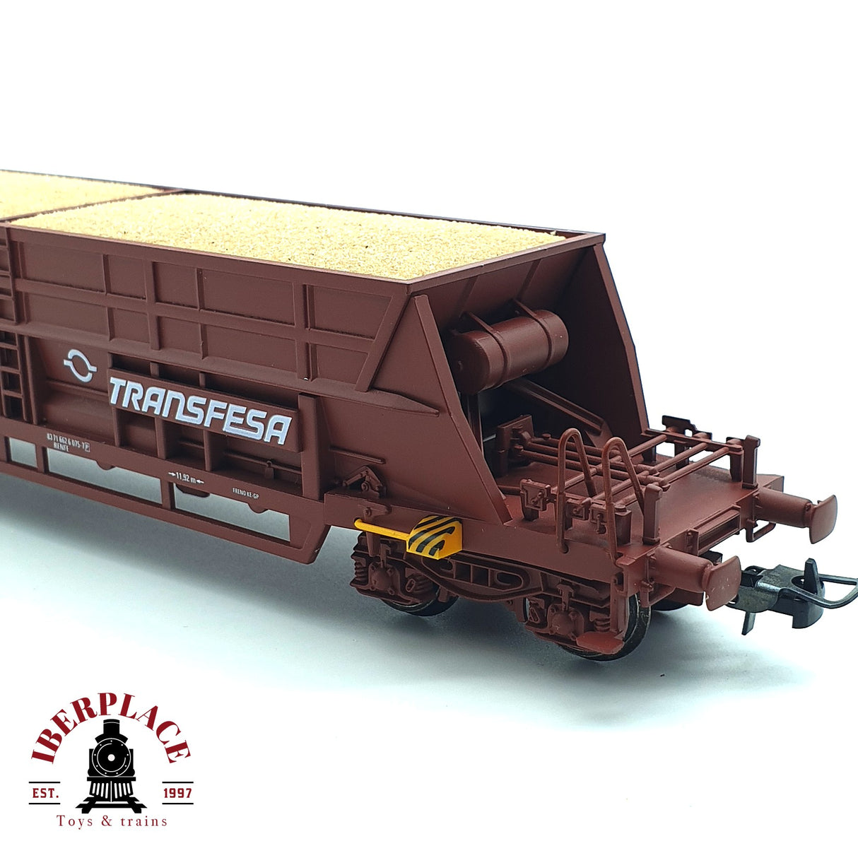 💡DC Electrotren 5751 vagón Tolva Transfesa con gravilla RENFE H0 escala 1:87 A22