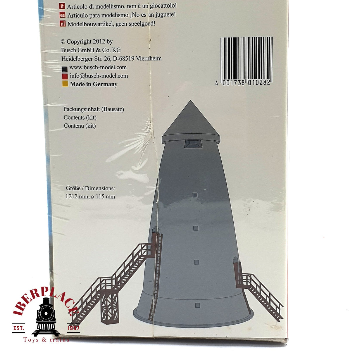 💡 Busch 1028 Bunker Kit de montaje H0 escala 1:87 E18
