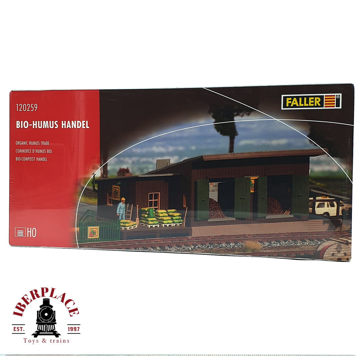 💡 Faller 120259 Comercio de humus orgánico Kit de montaje H0 escala 1:87 E18