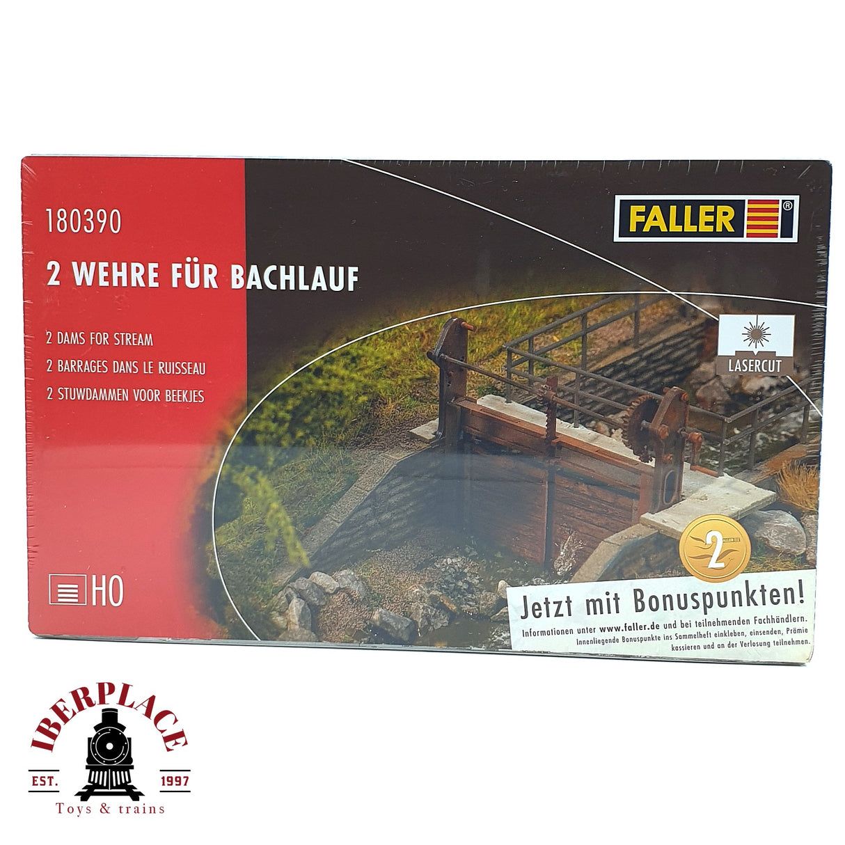 💡 Faller 180390 barreras para el cauce de un arroyo Kit de montaje H0 escala 1:87 E18
