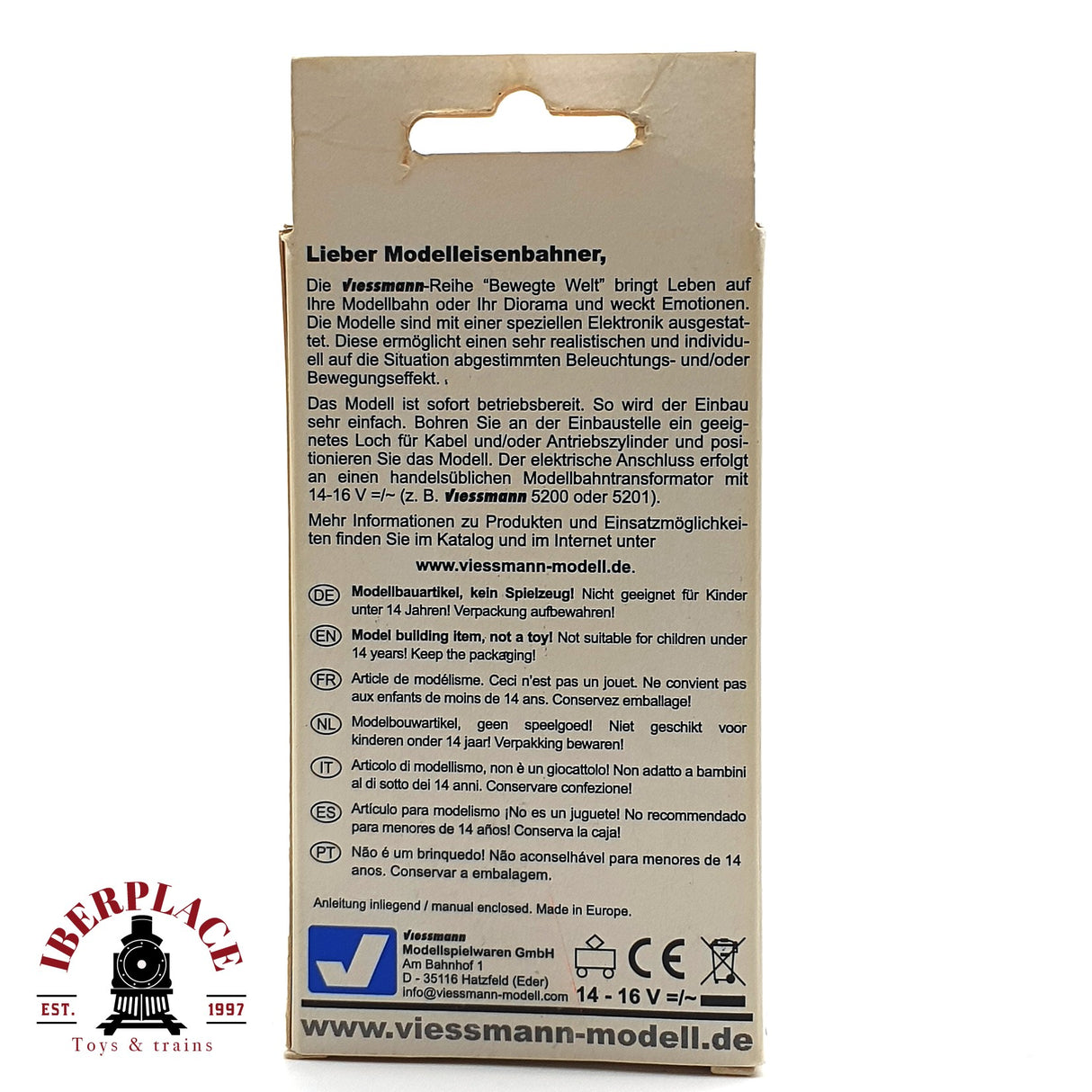 💡 Viessmann 1547 Figura hombre yendo al baño H0 escala 1:87 E18
