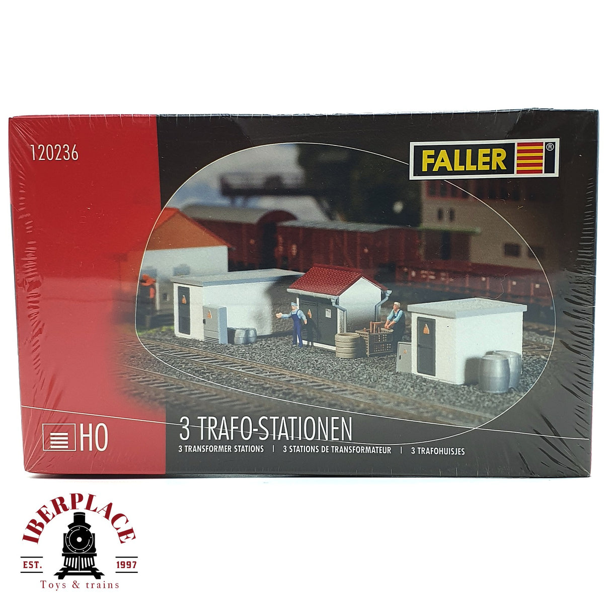 💡 Faller 120236 Estaciones de transformación Kit de montaje H0 escala 1:87 E18