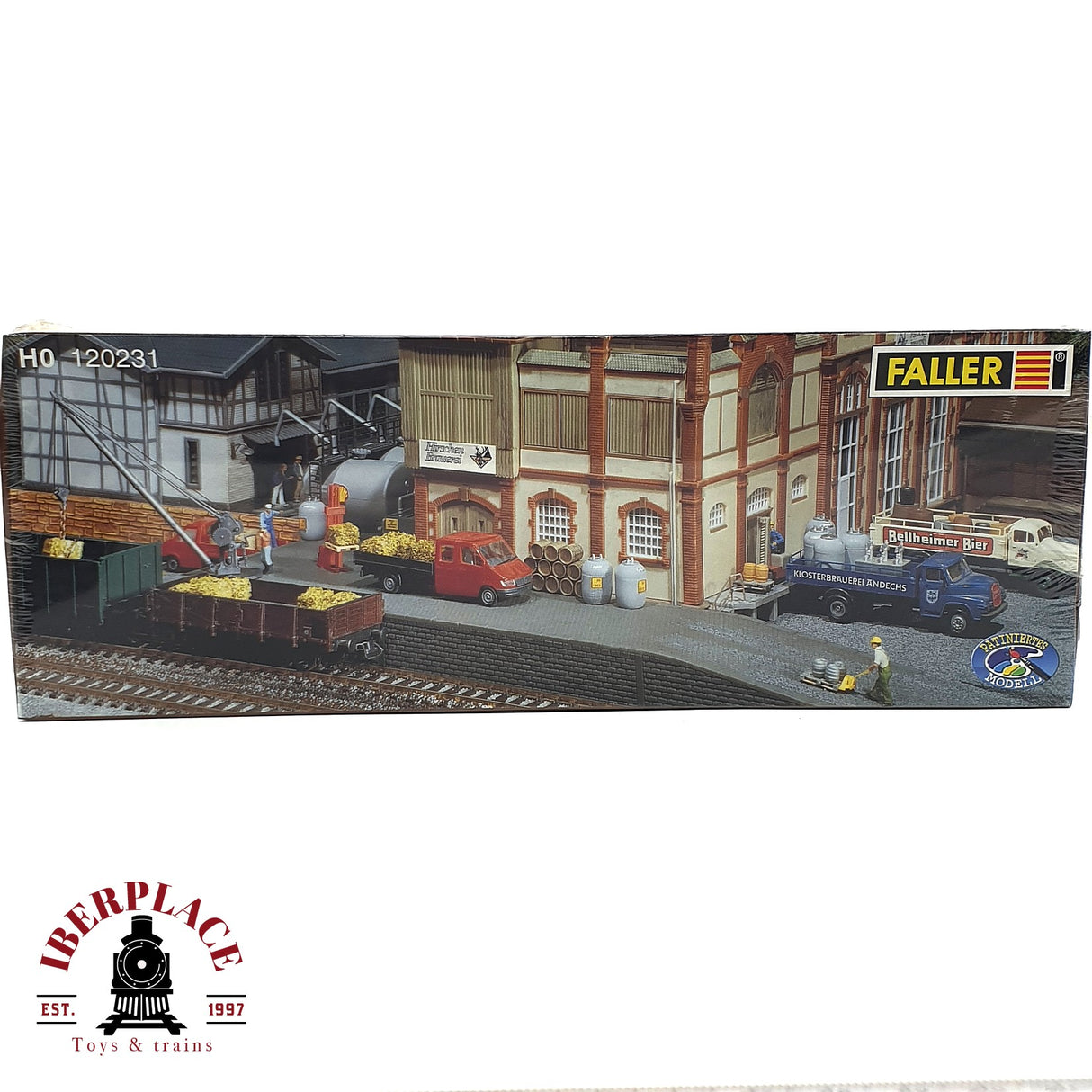 💡 Faller 120231 Rampa de carga con grúa Kit de montaje H0 escala 1:87 E18