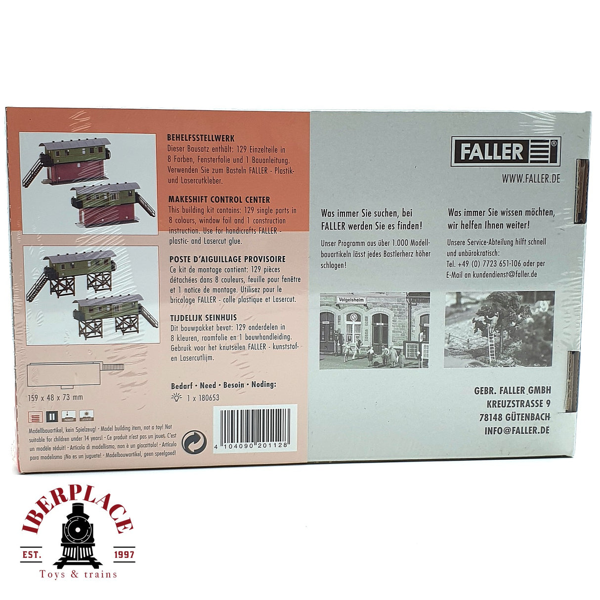 💡 Faller 120112 caseta de señalización provisional Kit de montaje H0 escala 1:87 E18