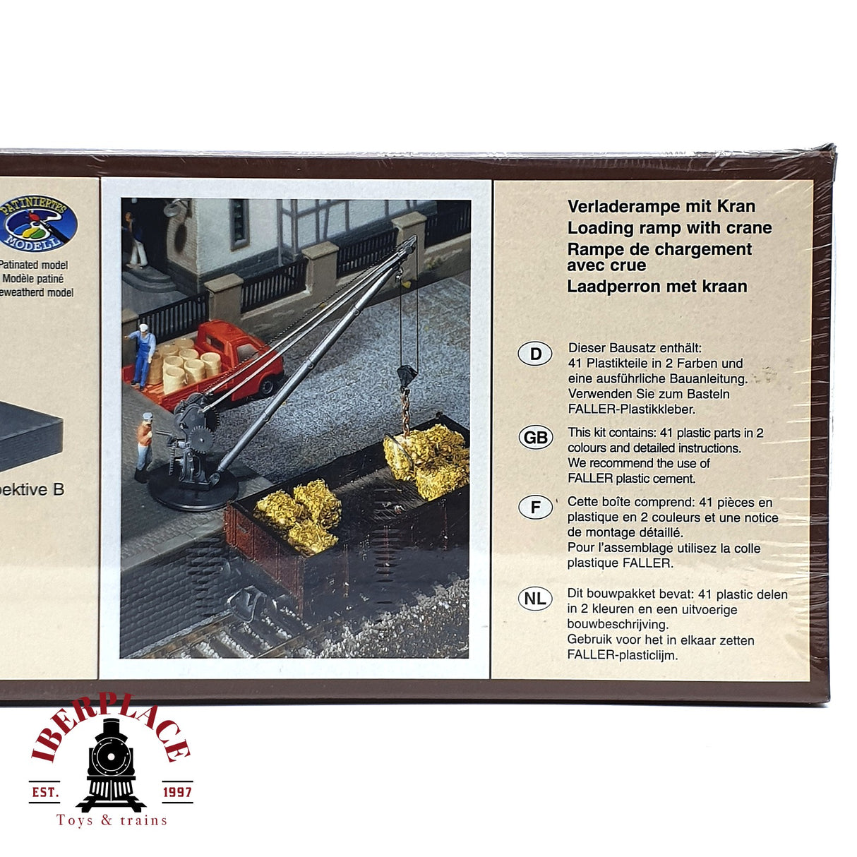 💡 Faller 120231 Rampa de carga con grúa Kit de montaje H0 escala 1:87 E18