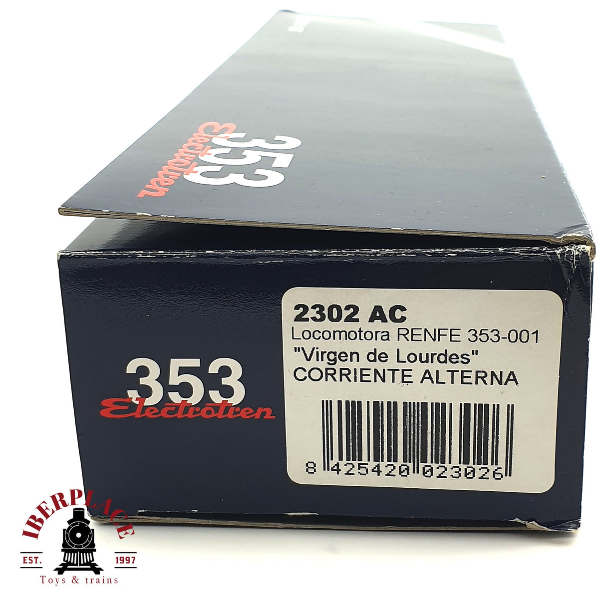 💡AC Electrotren 2302 Locomotora RENFE 353 001 Virgen de Lourdes H0 escala 1:87 A22