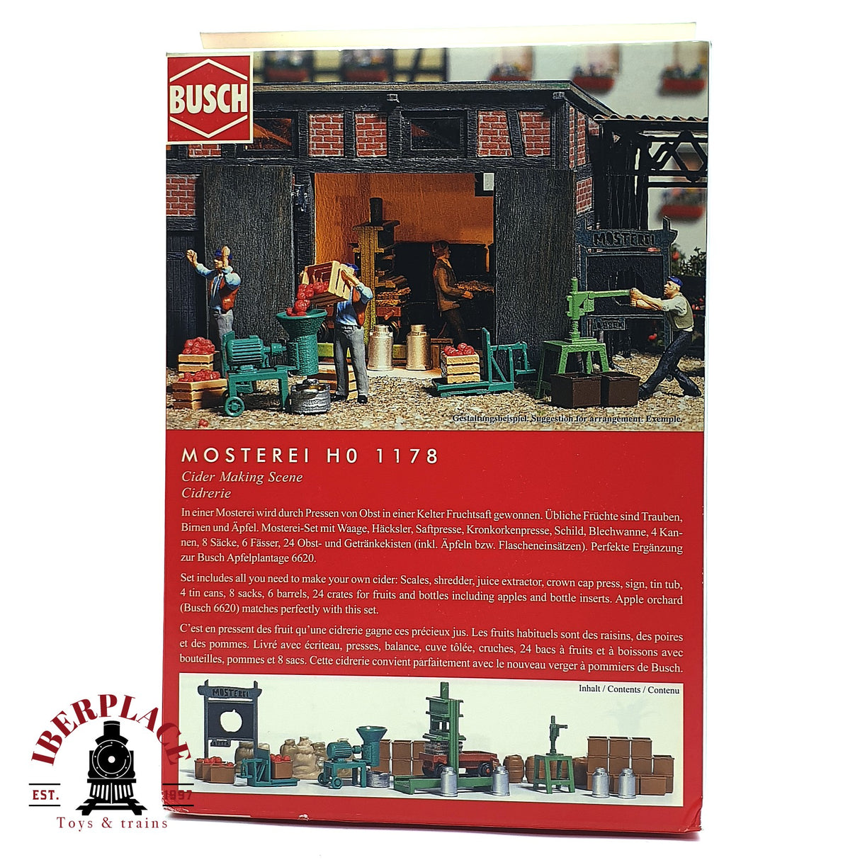 💡 Busch 1178 Lagár Kit de montaje H0 escala 1:87 E18