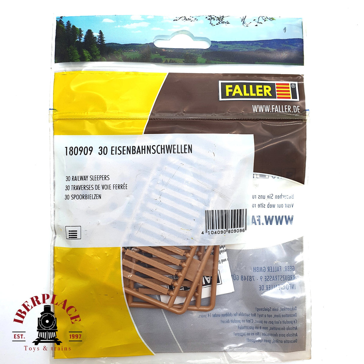 💡 Faller 180909 Traviesas de ferrocarril kit de montaje H0 escala 1:87 E18