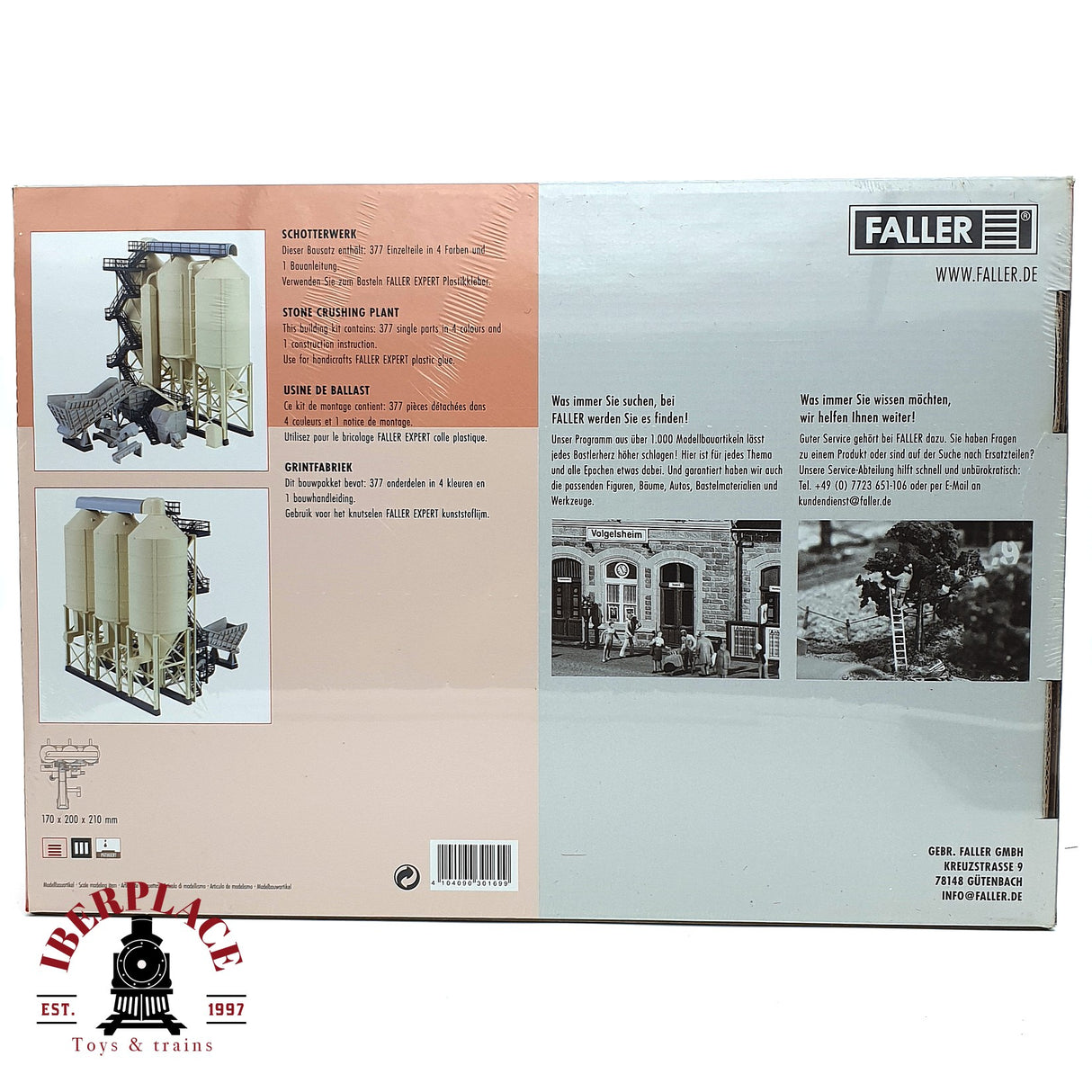 💡 Faller 130169 Planta de grava kit de montaje H0 escala 1:87 E18