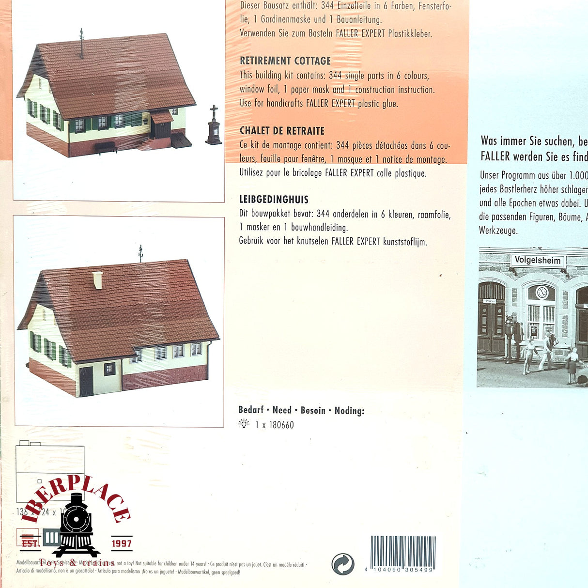💡 Faller 130549 Casa de la viuda kit de montaje H0 escala 1:87 E18