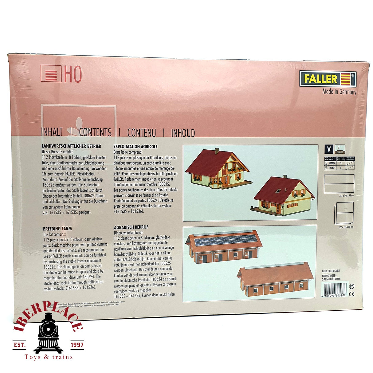 💡 Faller 130520 explotación agrícola Kit de montaje H0 escala 1:87 E18