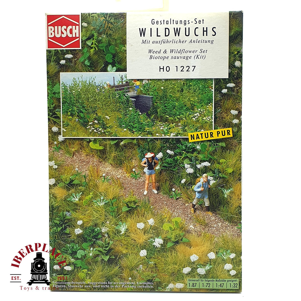💡 Busch 1227 Maleza y plantas silvestres H0 escala 1:87 E18