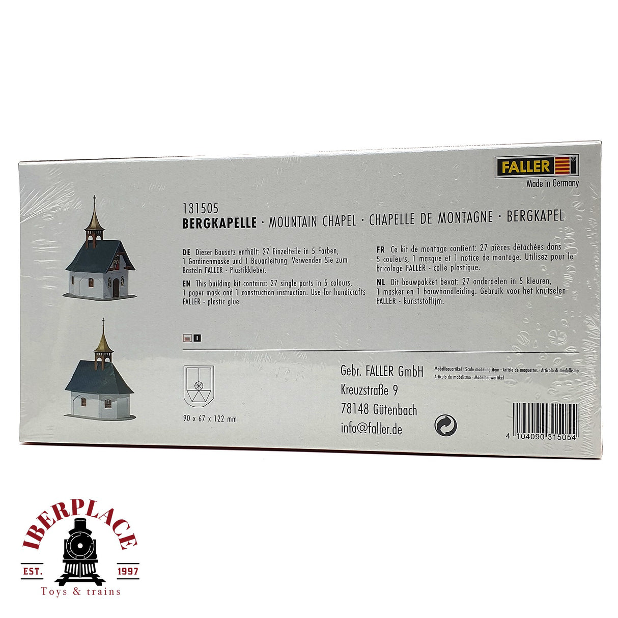 💡 Faller 131505 capilla de montaña Kit de montaje H0 escala 1:87 E18