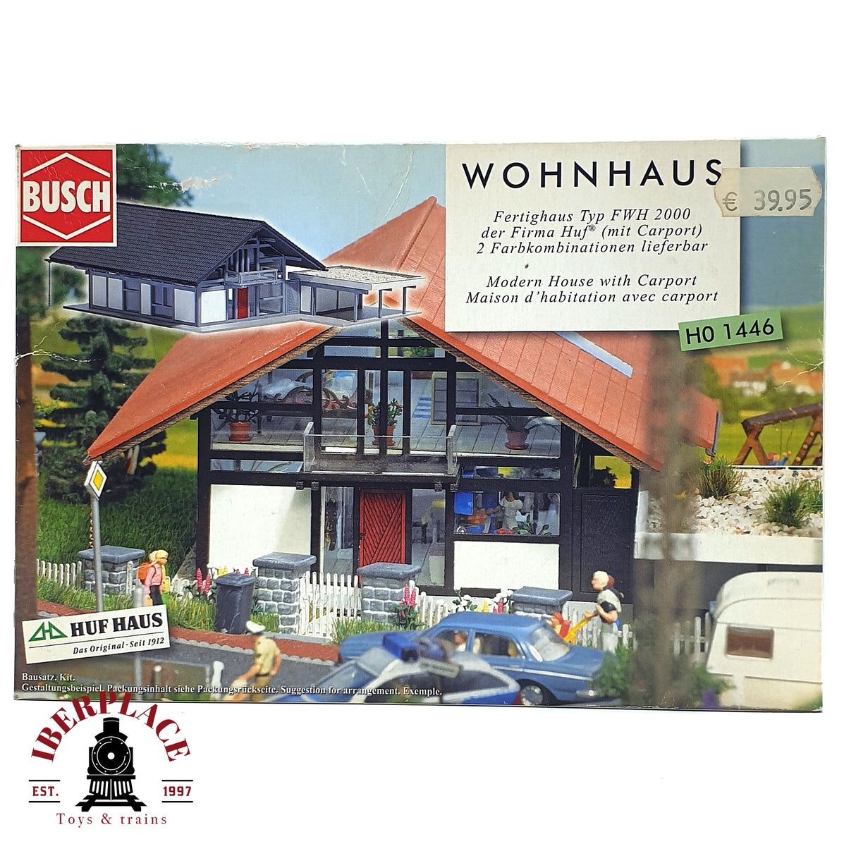 💡 Busch 1447 vivienda moderna kit de montaje H0 escala 1:87 E18