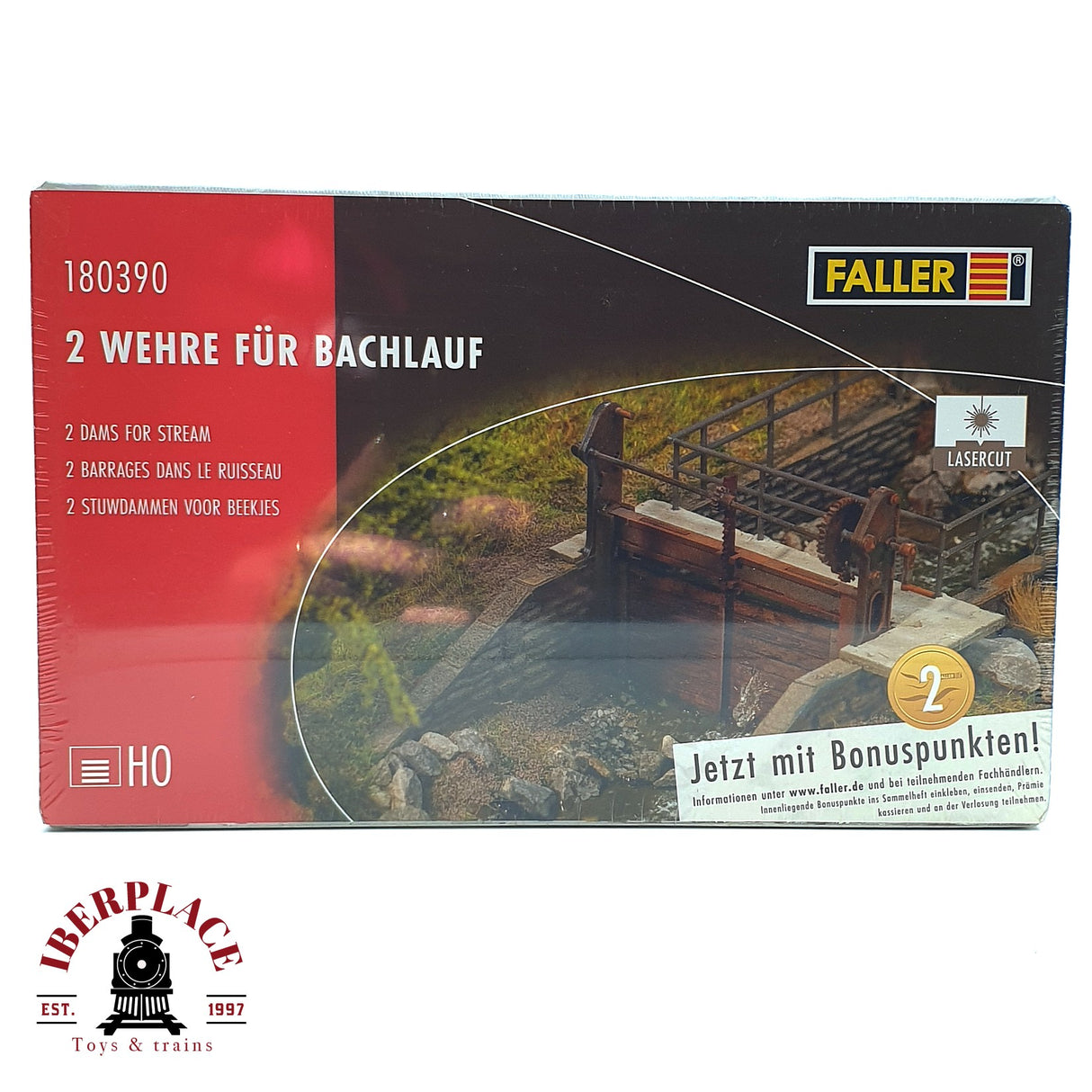 💡 Faller 180390 barreras para el cauce de un arroyo Kit de montaje H0 escala 1:87 E18