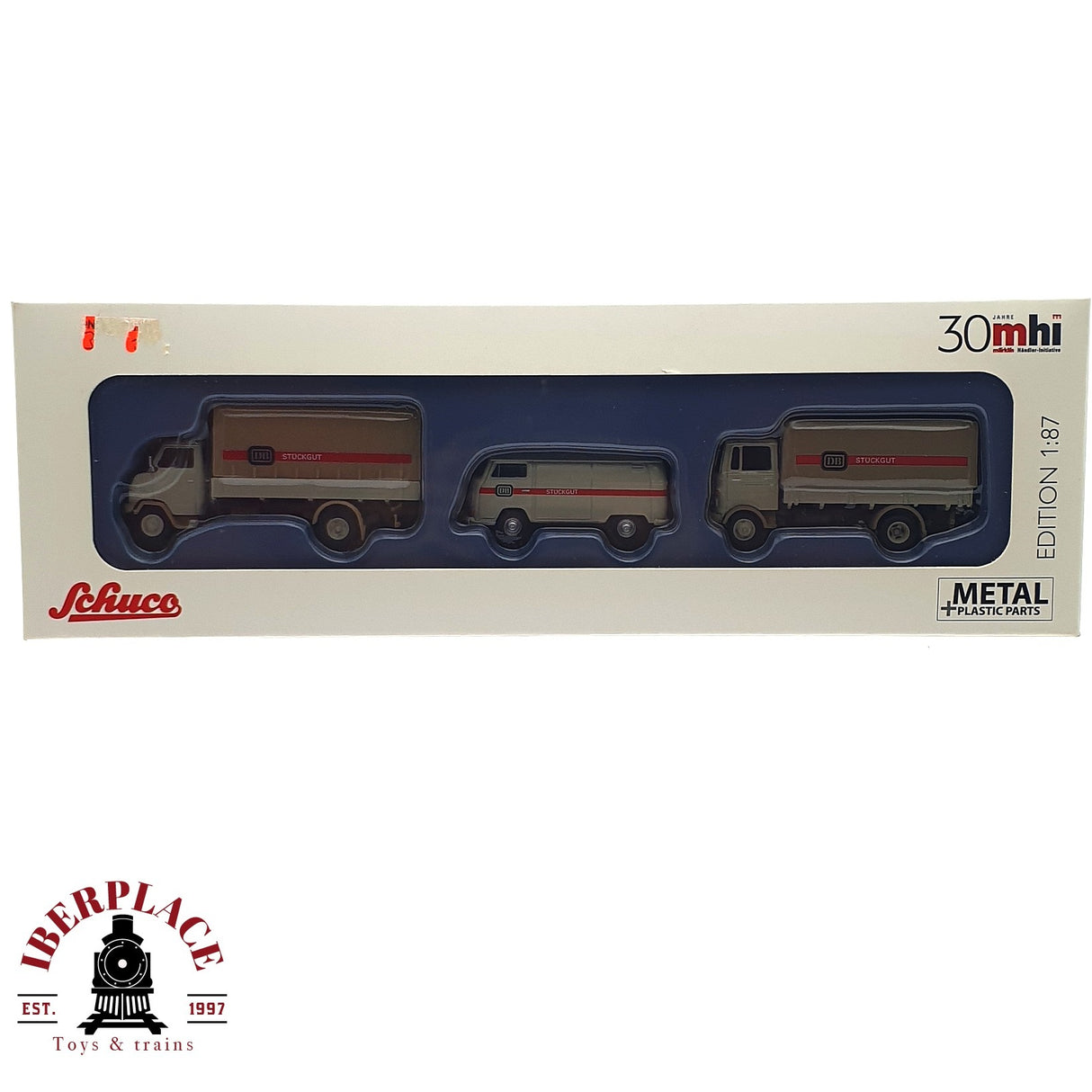 💡 Schuco Märklin 45 265 5300 Conjunto DB de mercancías generales H0 escala 1:87 E18