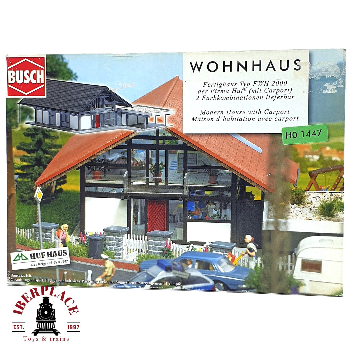 💡 Busch 1447 vivienda moderna kit de montaje H0 escala 1:87 E18