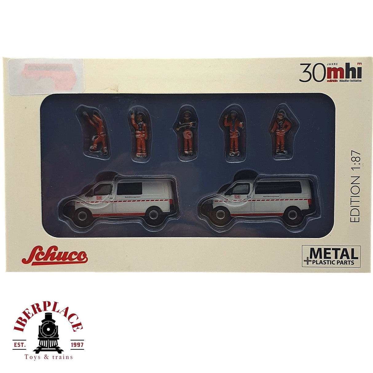 💡 Schuco Märklin 45 265 5500 Gestión de emergencias DB en metal H0 escala 1:87 E18