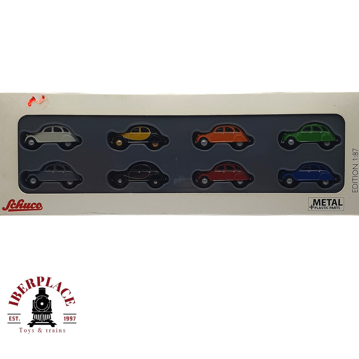 💡 Schuco 45 264 0100 Vehículos Citroën 2CV en metal H0 escala 1:87 E18