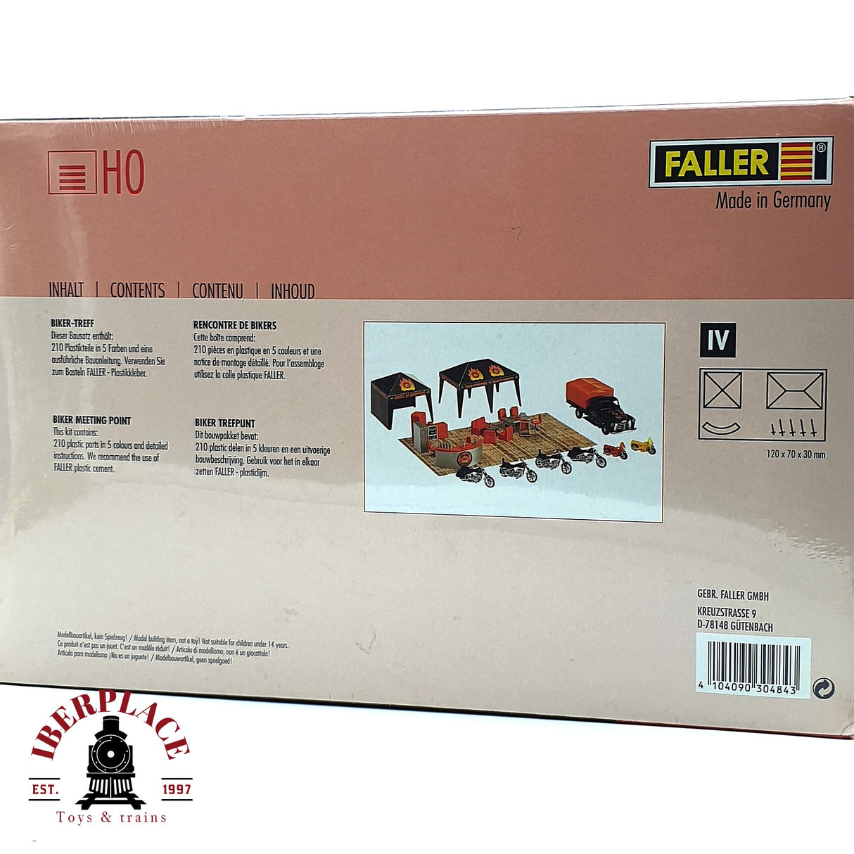 💡 Faller 130484 Punto de encuentro para motociclistas Kit de montaje H0 escala 1:87 E18