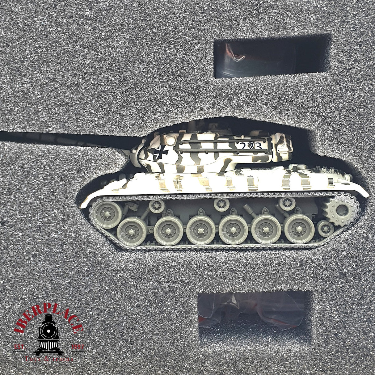 💡 Schuco 45 265 3000 Set Military 87 Camuflaje de invierno en metal H0 escala 1:87 E18