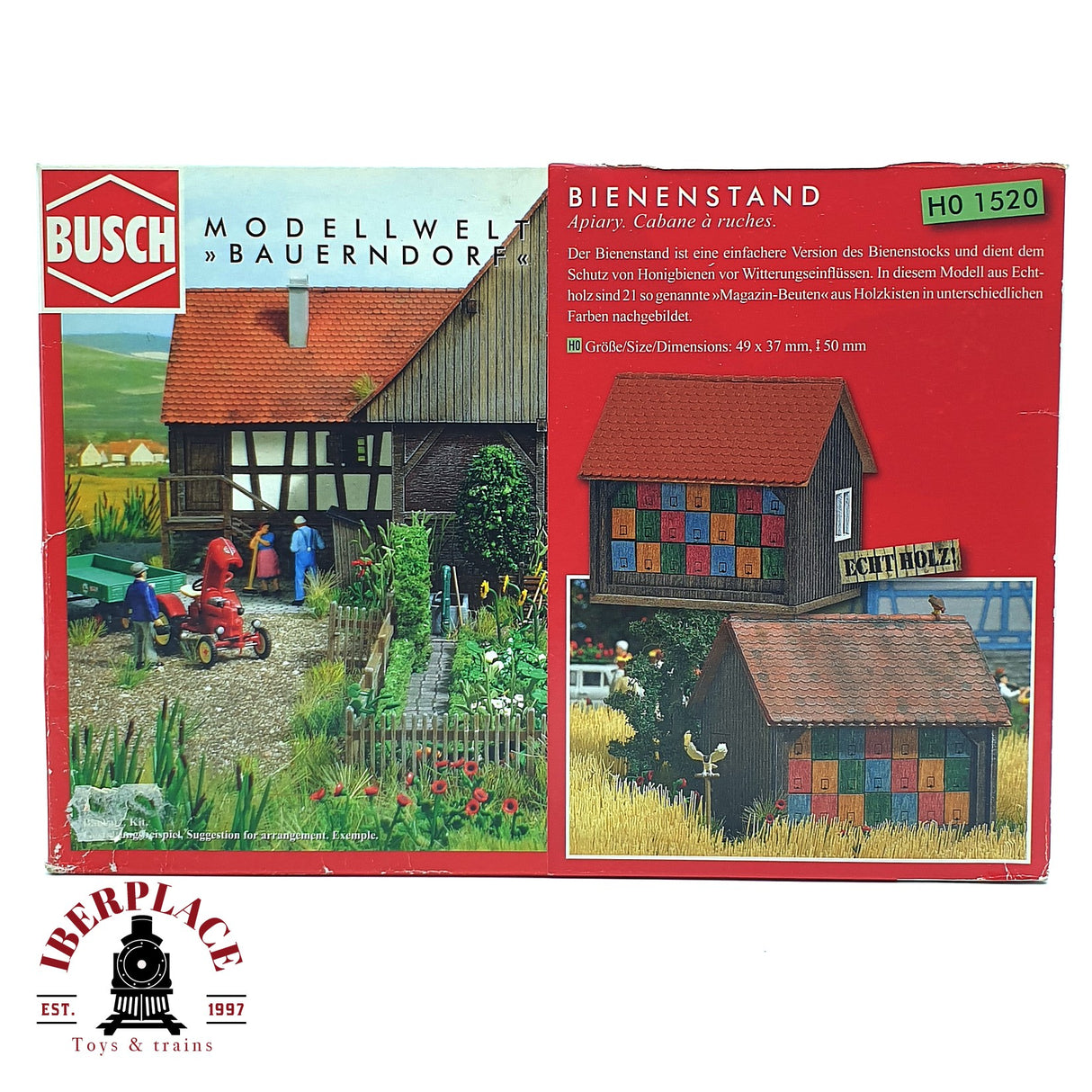 💡 Busch 1520 Colmenar Kit de montaje H0 escala 1:87 E18