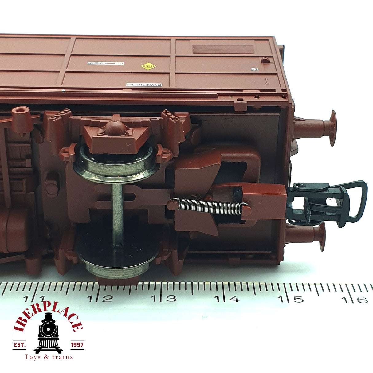 💡DC Electrotren 1761K vagón cerrado Toro y Betolaza RENFE Ep V H0 escala 1:87 A22 1/4