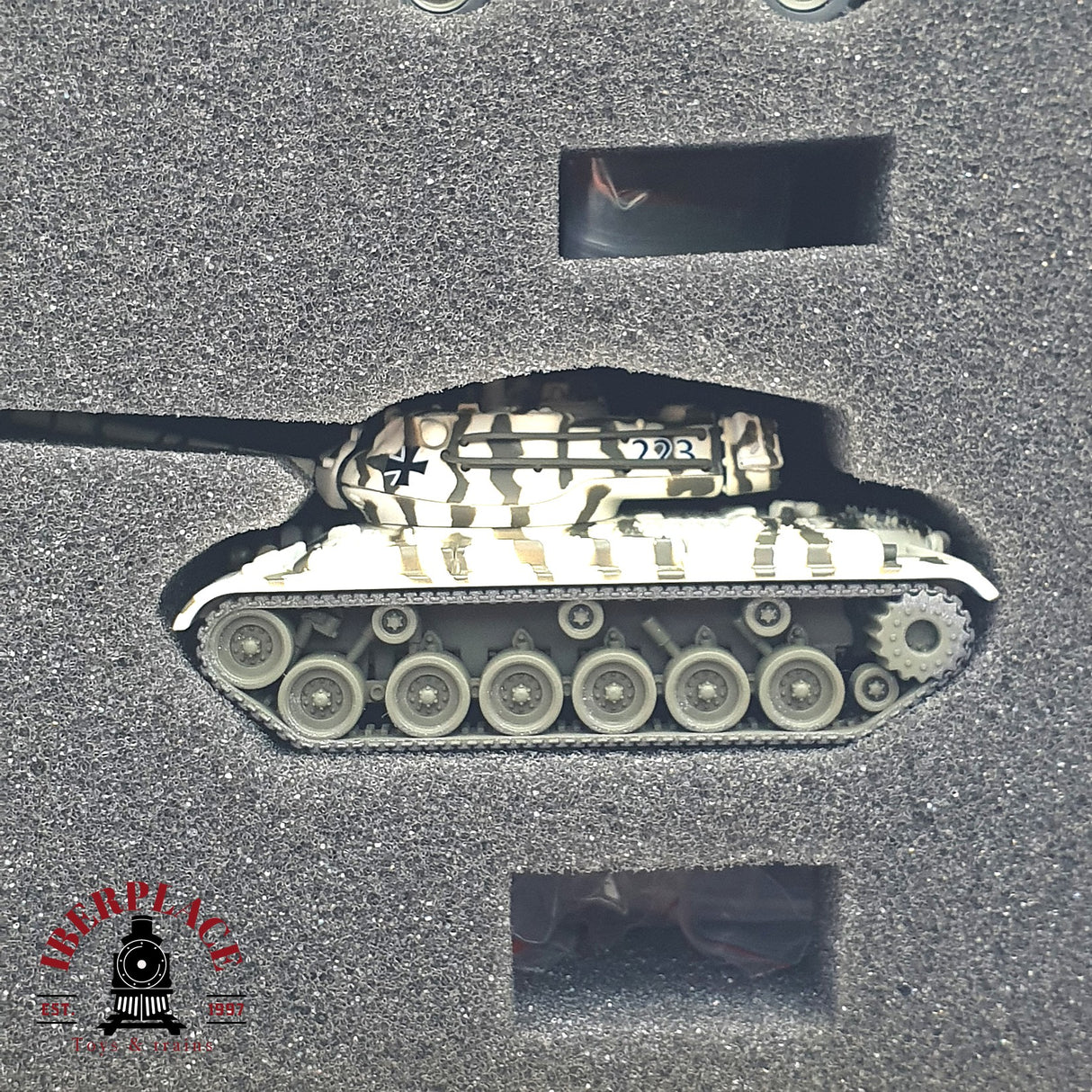 💡 Schuco 45 265 3000 Set Military 87 Camuflaje de invierno en metal H0 escala 1:87 E18
