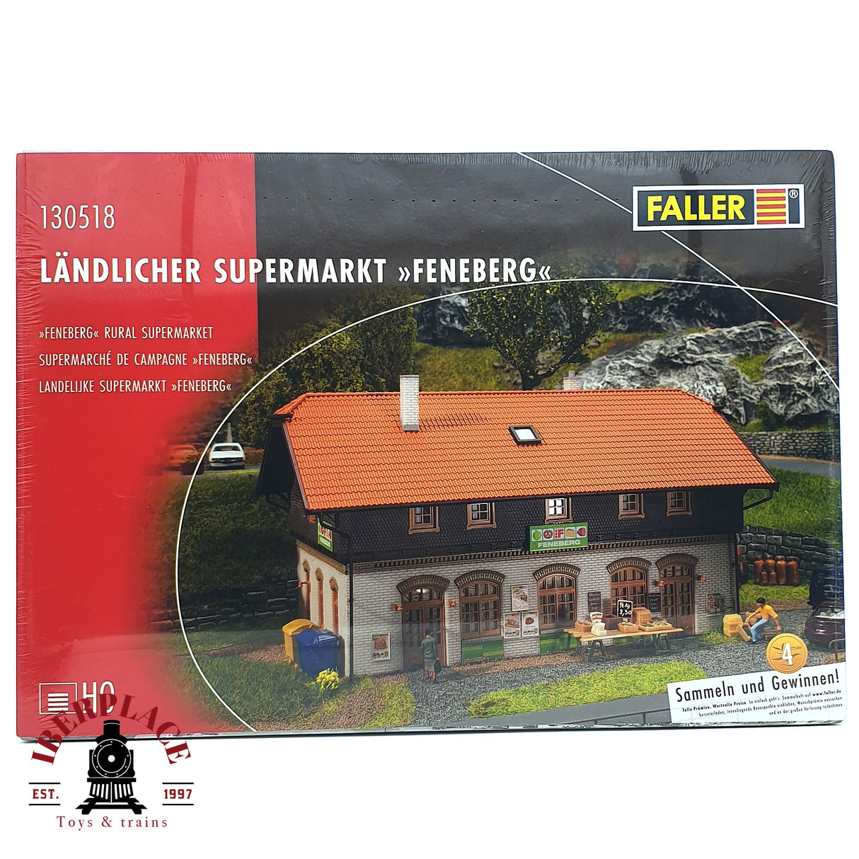 💡 Faller 13058 Supermercado rural Feneberg Kit de montaje H0 escala 1:87 E18